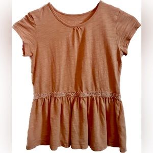 Peach Garnet hill kids shirt